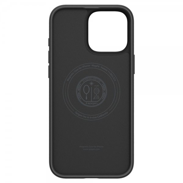 Spigen iPhone 16 Pro Max -kuori Liquid Air T MagFit Mattamusta