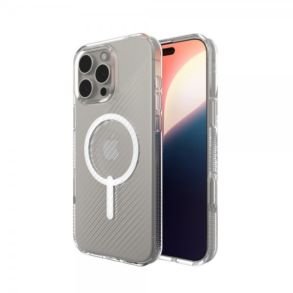 ZAGG iPhone 16 Pro Max -suojakuori Luxe Snap Transparent