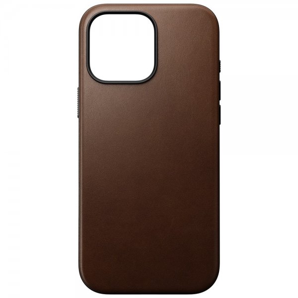 Nomad iPhone 16 Pro Max -kuori Modern Leather Case, ruskea