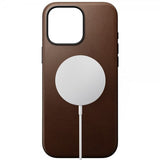 Nomad iPhone 16 Pro Max -kuori Modern Leather Case, ruskea