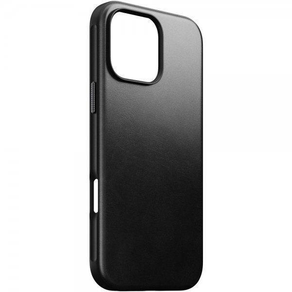 Nomad iPhone 16 Pro Max -suojakuori Modern Leather Case Horween, musta