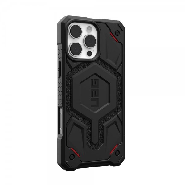 Urban Armor Gear (UAG) iPhone 16 Pro Max -suojakuori Monarch Pro Kevlar MagSafe, musta
