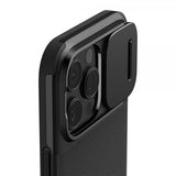 Spigen iPhone 16 Pro Max -kuori Optik Armor MagFit Musta