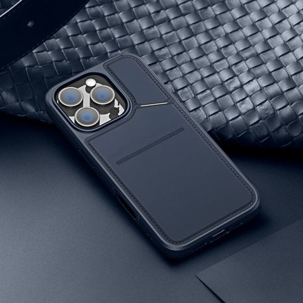 Dux Ducis iPhone 16 Pro Max -suojakuori Rafi II Series MagSafe sininen