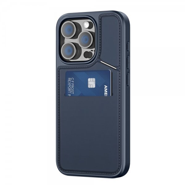 Dux Ducis iPhone 16 Pro Max -suojakuori Rafi II Series MagSafe sininen