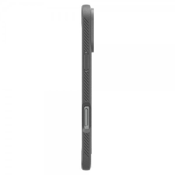 Spigen iPhone 16 Pro Max -kuori, Rugged Armor MagFit, harmaa