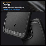 Spigen iPhone 16 Pro Max -suojakuori Rugged Armor MagFit Matte Black