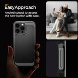 Spigen iPhone 16 Pro Max -suojakuori Rugged Armor MagFit Matte Black