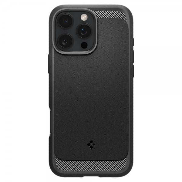 Spigen iPhone 16 Pro Max -suojakuori Rugged Armor MagFit Matte Black