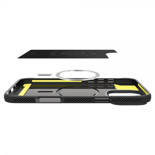 Spigen iPhone 16 Pro Max -suojakuori Rugged Armor MagFit Matte Black