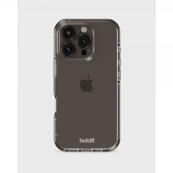 holdit iPhone 16 Pro Max Kuoret Seethru Valkoinen