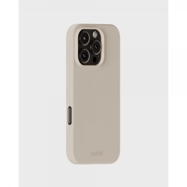 holdit iPhone 16 Pro Max Silikonikuori Vaalea Beige