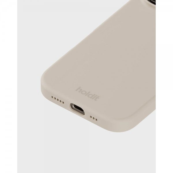 holdit iPhone 16 Pro Max Silikonikuori Vaalea Beige