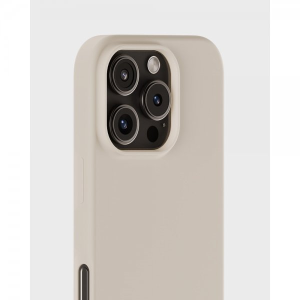holdit iPhone 16 Pro Max Silikonikuori Vaalea Beige