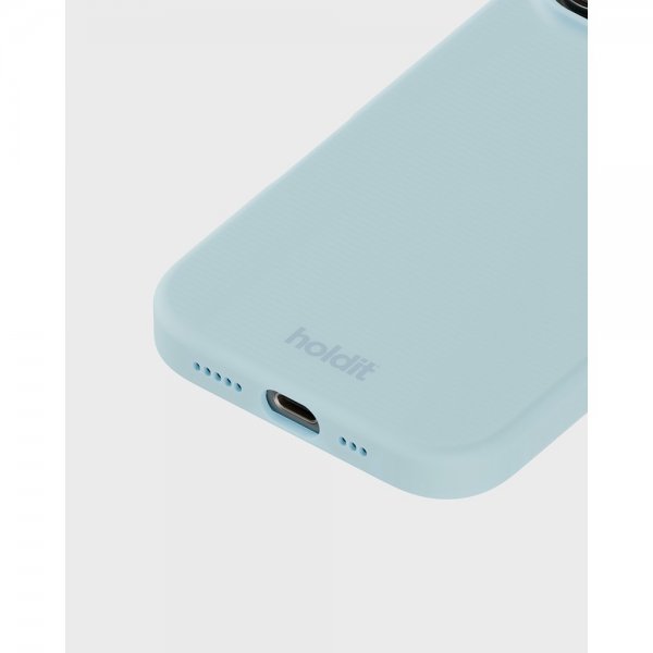 holdit iPhone 16 Pro Max Kuori Silikoni Mineral Blue