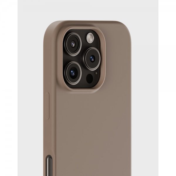 holdit iPhone 16 Pro Max Kuoret Silikoni Mocha Brown