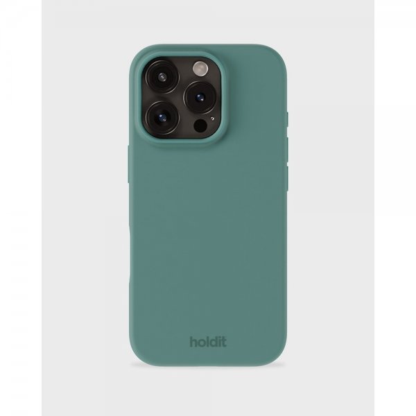 holdit iPhone 16 Pro Max Silikonikuori Moss Green