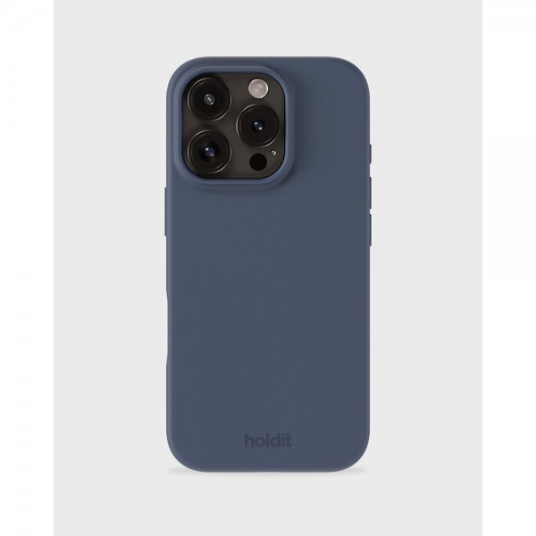 holdit iPhone 16 Pro Max -silikonikuori, Pacific Blue