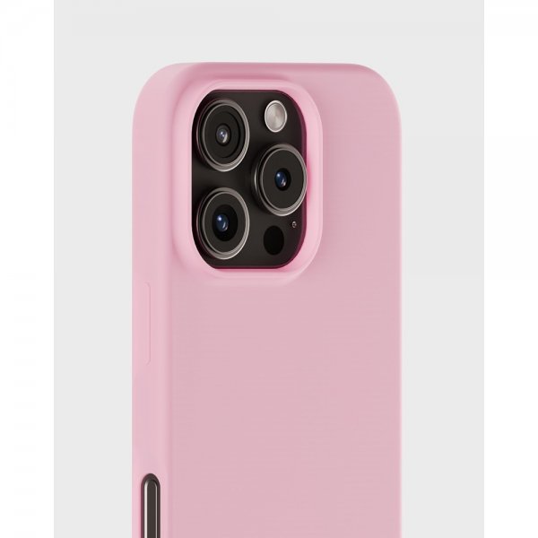 holdit iPhone 16 Pro Max Silikonikuori Vaaleanpunainen
