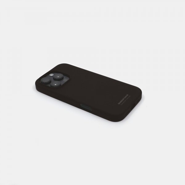 MobileFriend iPhone 16 Pro Max Kuoret Silikoni Musta