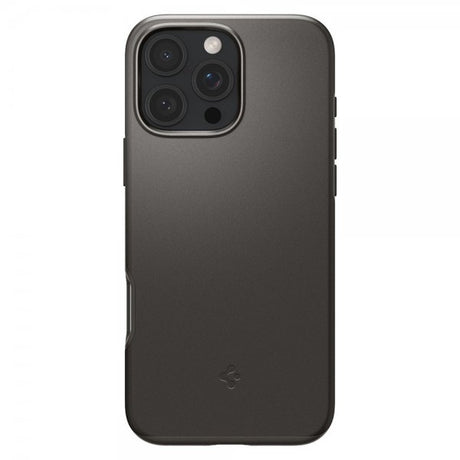 Spigen iPhone 16 Pro Max -kuori Thin Fit MagFit Gunmetal
