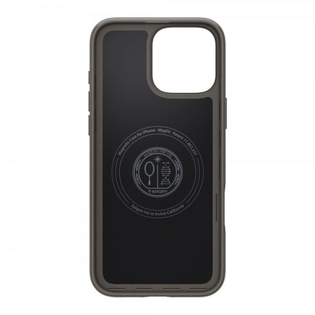 Spigen iPhone 16 Pro Max -kuori Thin Fit MagFit Gunmetal