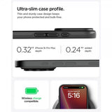 Spigen iPhone 16 Pro Max Kuori Thin Fit MagFit Musta