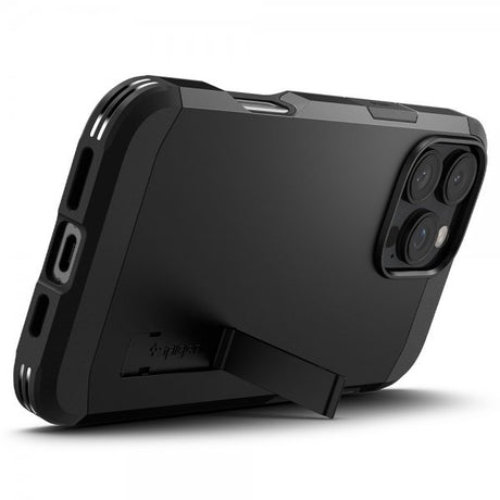 Spigen iPhone 16 Pro Max Kuori Tough Armor MagFit Musta