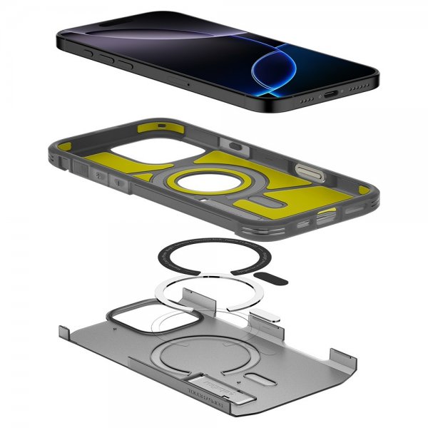 Spigen iPhone 16 Pro Max Kuori Tough Armor T MagFit Frost Black