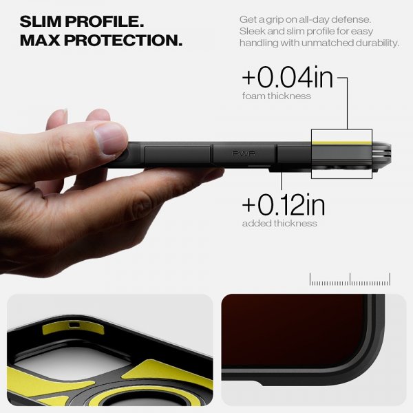 Spigen iPhone 16 Pro Max Kuori Tough Armor T MagFit Metal Slate