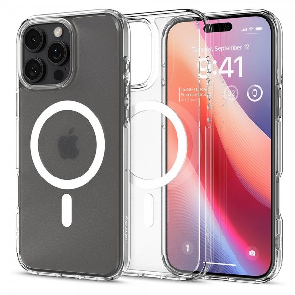 Spigen iPhone 16 Pro Max Kuori Ultra Hybrid MagFit Frost Clear