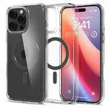 Spigen iPhone 16 Pro Max -suojakuori Ultra Hybrid MagFit Graphite