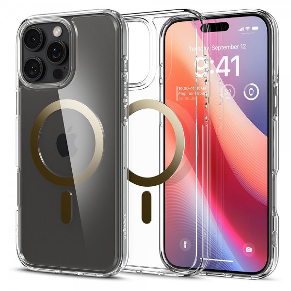 Spigen iPhone 16 Pro Max Kuori Ultra Hybrid MagFit Kulta