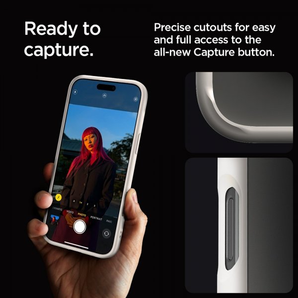 Spigen iPhone 16 Pro Max Kuori Ultra Hybrid Natural Titanium