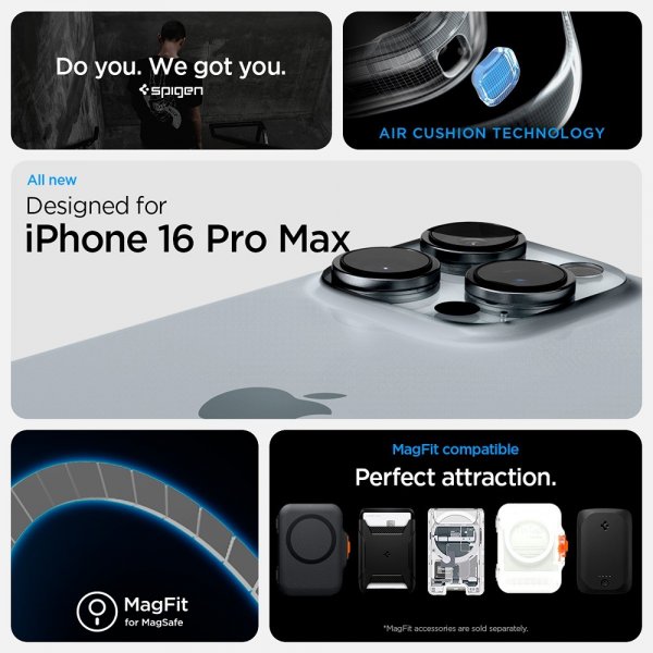 Spigen iPhone 16 Pro Max Ultra Hybrid Neo One MagFit -suojakuori