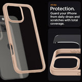 Spigen iPhone 16 Pro Max -suojakuori Ultra Hybrid Rose Titanium