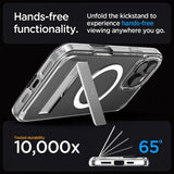 Spigen iPhone 16 Pro Max -suojakuori Ultra Hybrid S MagFit Crystal Clear