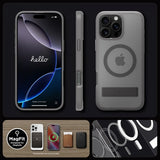 Spigen iPhone 16 Pro Max -suojakuori Ultra Hybrid S MagFit Frost Gray