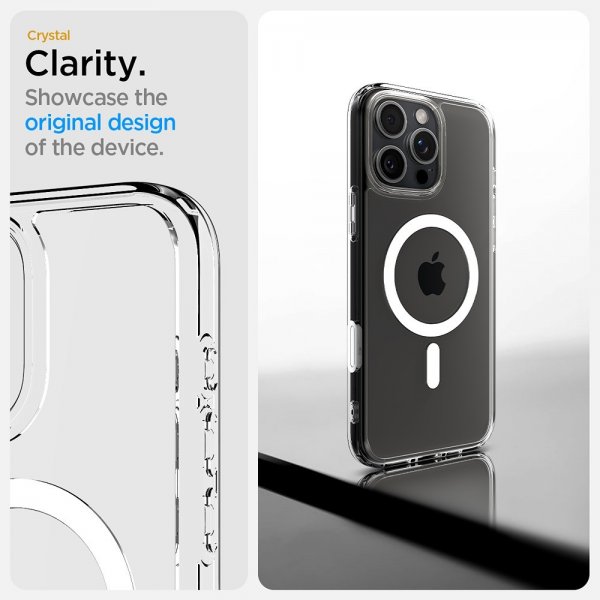 Spigen iPhone 16 Pro Max Kuori Ultra Hybrid T MagFit Clear White