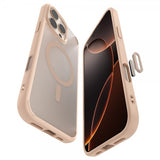 Spigen iPhone 16 Pro Max -suojakuori Ultra Hybrid T MagFit Frost Rose Titanium