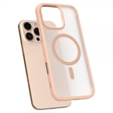 Spigen iPhone 16 Pro Max -suojakuori Ultra Hybrid T MagFit Frost Rose Titanium