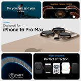 Spigen iPhone 16 Pro Max -suojakuori Ultra Hybrid T MagFit Graphite