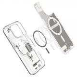 Spigen iPhone 16 Pro Max -suojakuori Ultra Hybrid Zero One MagFit Natural Titanium
