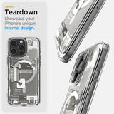 Spigen iPhone 16 Pro Max -suojakuori Ultra Hybrid Zero One MagFit Natural Titanium