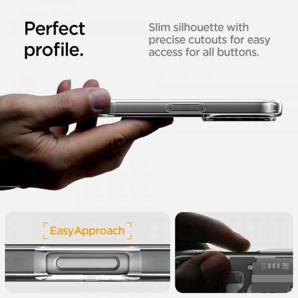 Spigen iPhone 16 Pro Max -suojakuori Ultra Hybrid Zero One MagFit Natural Titanium