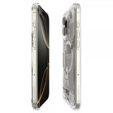 Spigen iPhone 16 Pro Max -suojakuori Ultra Hybrid Zero One MagFit Natural Titanium