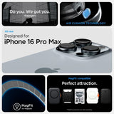 Spigen iPhone 16 Pro Max -suojakuori Ultra Hybrid Zero One MagFit, valkoinen