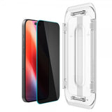 Spigen iPhone 16 Pro Max/iPhone 17 Pro Max Näytönsuoja GLAS.tR EZ Fit Privacy 2-pakkaus