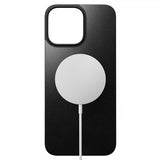 Nomad iPhone 16 Pro Max Skin Magnetic Leather Back musta