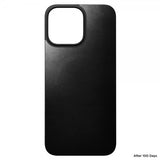 Nomad iPhone 16 Pro Max Skin Magnetic Leather Back musta